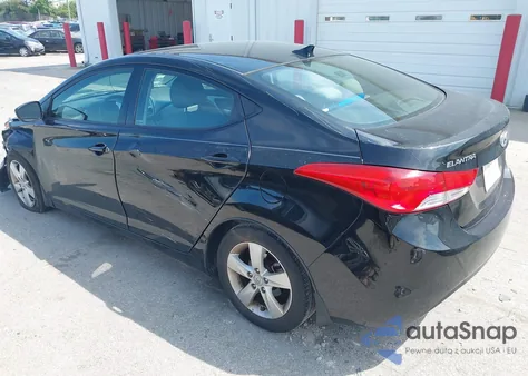 2013 Hyundai Elantra Gls из США, поврежденный, VIN 5NPDH4AE4DH421370
